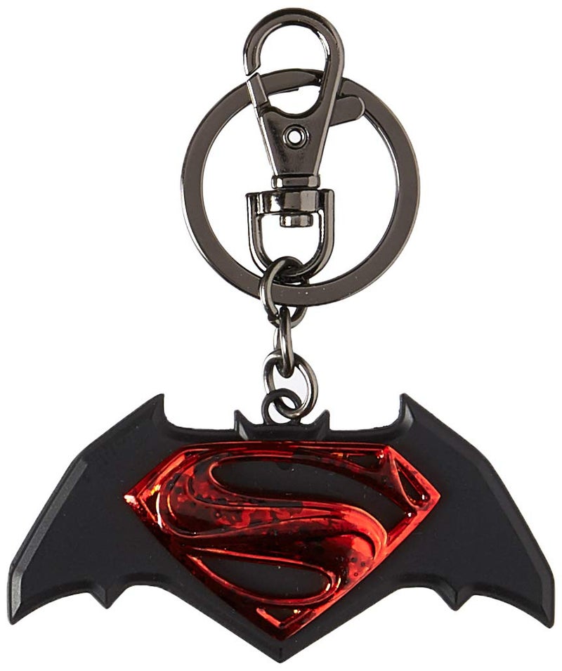 DC Superman v Batman Dawn of Justice Limited Edition Black Pewter Keyring - Image 1